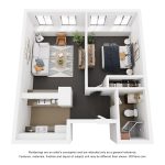 one bedroom floorplan